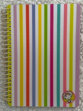 Little Miss Matched Spiral Bound Lined, 100 Single/50 Dbl Page Notebook Journal